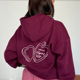 Rhubarb Locket Boxy Oversized OG Hood