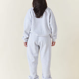 Storm Red Puff Boxy Oversized Crew