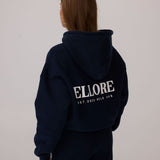 Boxy Oversized Hoodie - Midnight Blue