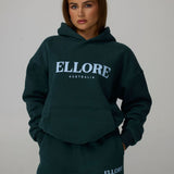 Boxy Oversized Hoodie - Forest