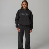 Boxy Oversized Hoodie - Vintage Black