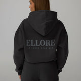 Boxy Oversized Hoodie - Vintage Black