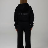 Boxy Oversized Hoodie - Black