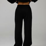 Flare Sweatpants - Black