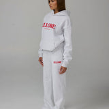 Flare Sweatpants - Marle in Red