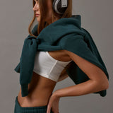 Boxy Oversized Hoodie - Forest