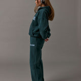 Boxy Oversized Hoodie - Forest