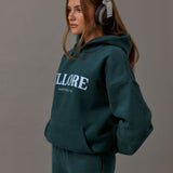 Boxy Oversized Hoodie - Forest