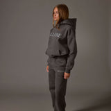 Boxy Oversized Hoodie - Vintage Black