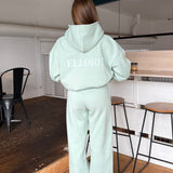 Flare Sweatpants  - Sage Puff