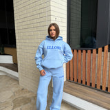 Flare Sweatpants  - Sky Blue Puff