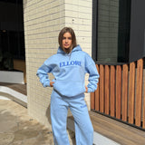 Flare Sweatpants  - Sky Blue Puff