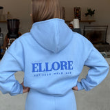 Boxy Oversized Hoodie - Sky Blue Puff