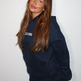 Boxy Oversized Hoodie - Jet Midnight