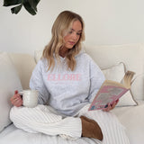 Boxy Oversized Hoodie - Flower