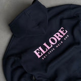 Boxy Oversized Hoodie - Midnight Pink