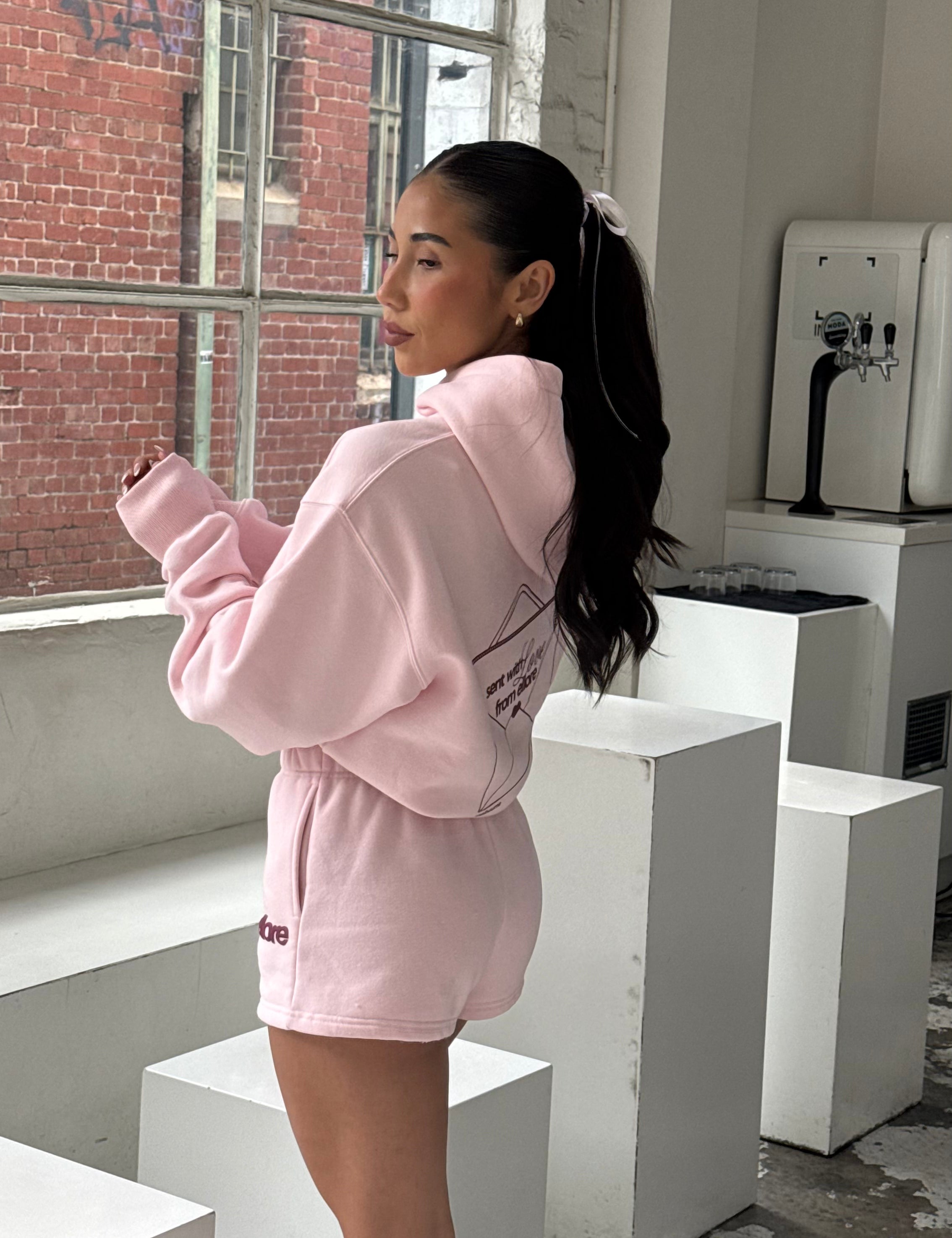 Love Letter Boxy Adjustable Hoodie