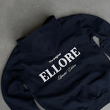 Boxy Oversized Hoodie - Jet Midnight