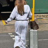 Boxy Adjustable Crewneck - Marle In Midnight