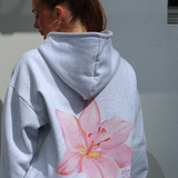 Boxy Oversized Hoodie - Flower